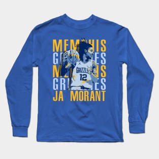 Ja Morant Pop Art Graphic Long Sleeve T-Shirt